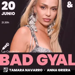 Cartel BAD GYAL enCantados by Francina Cortés para el Share Festival